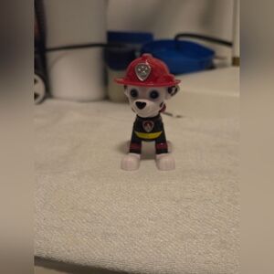 Firefighter Dalmatian Toy with Red Helmet